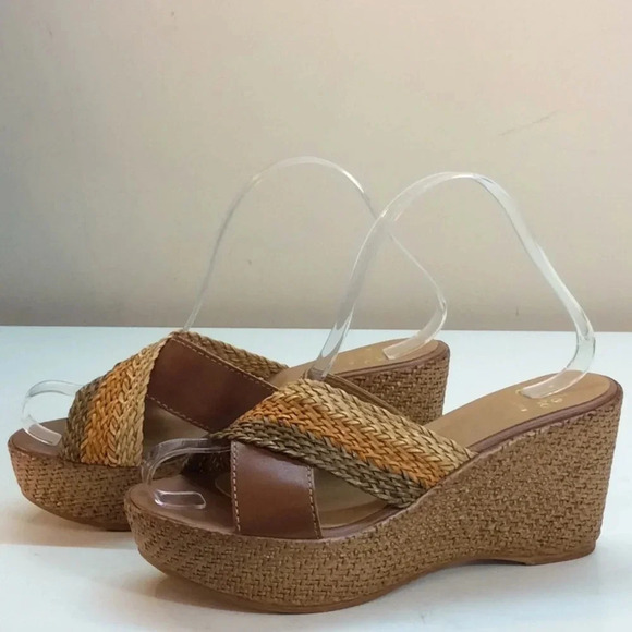 Sotto Sopra Leather Multicolored Platforms Euro 37 - Picture 3 of 8